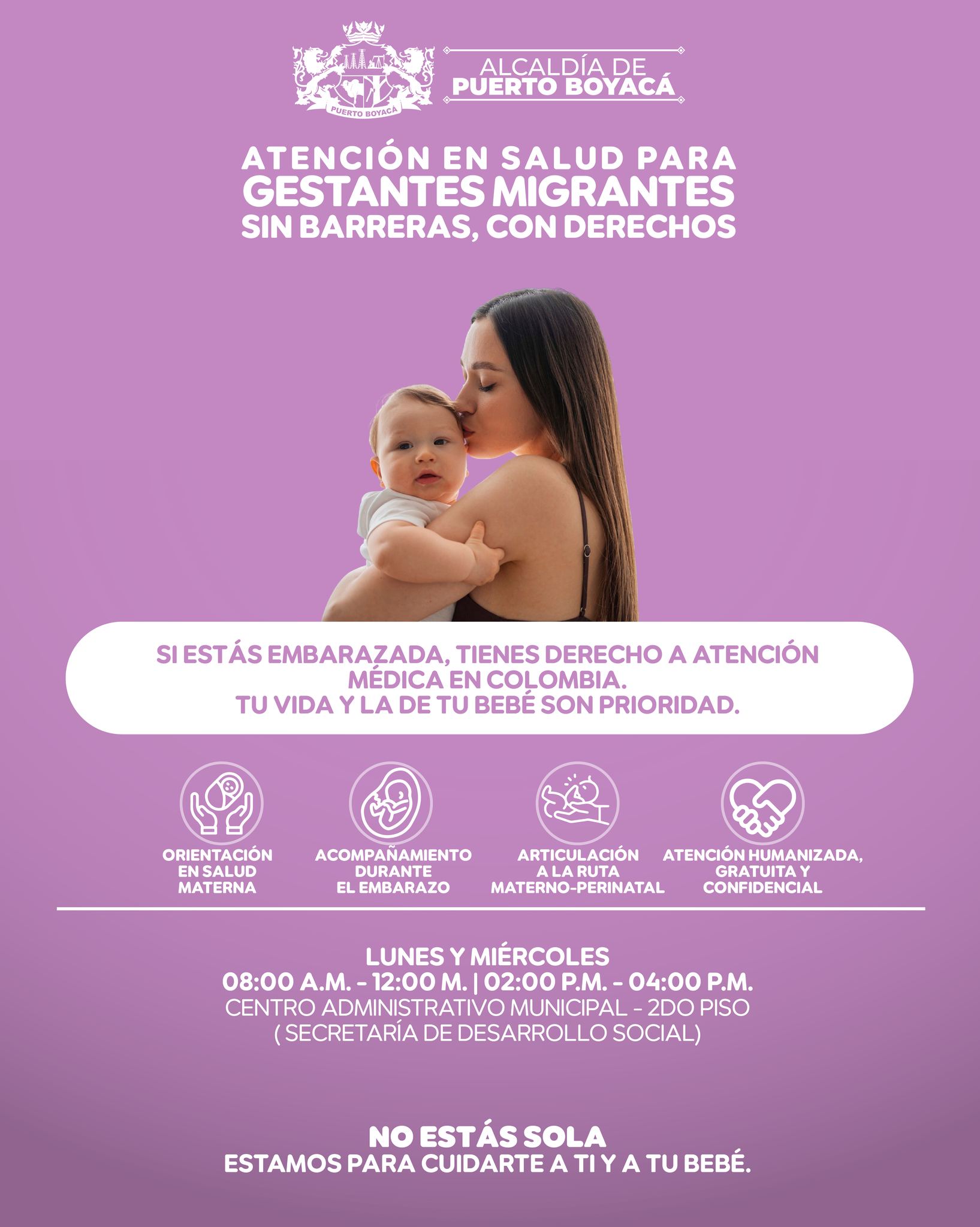 ATENCIÓN EN SALUD PARA GESTANTES MIGRANTES SIN BARRERA