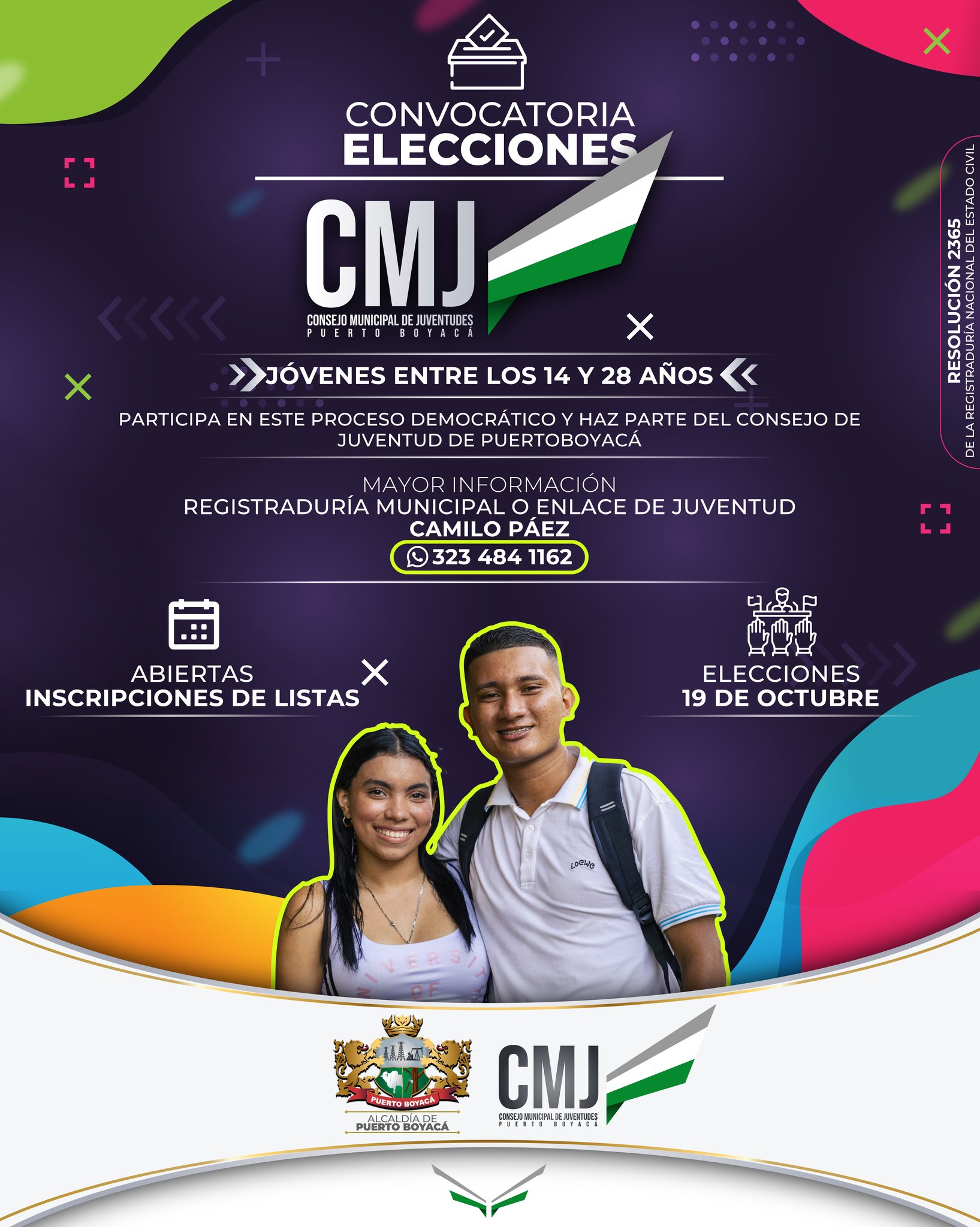 CONVOCATORIA ELECCIONES CMJ