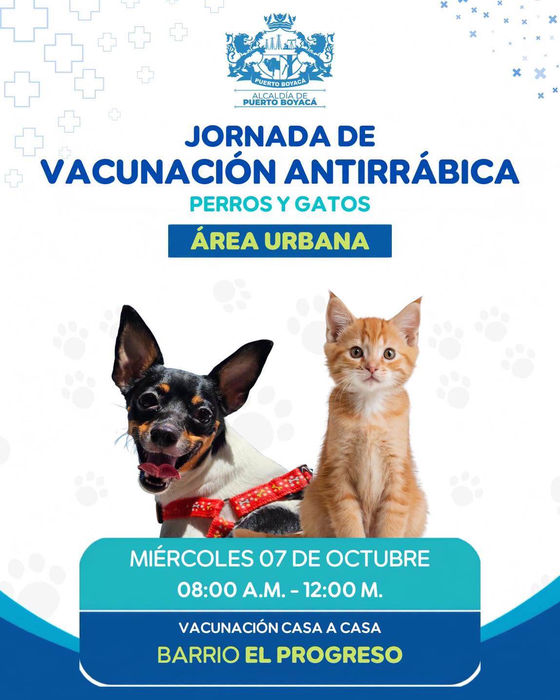 JORNADA DE VACUCACIÓN ANTIRRÁBICA BARRIO EL PROGRESO