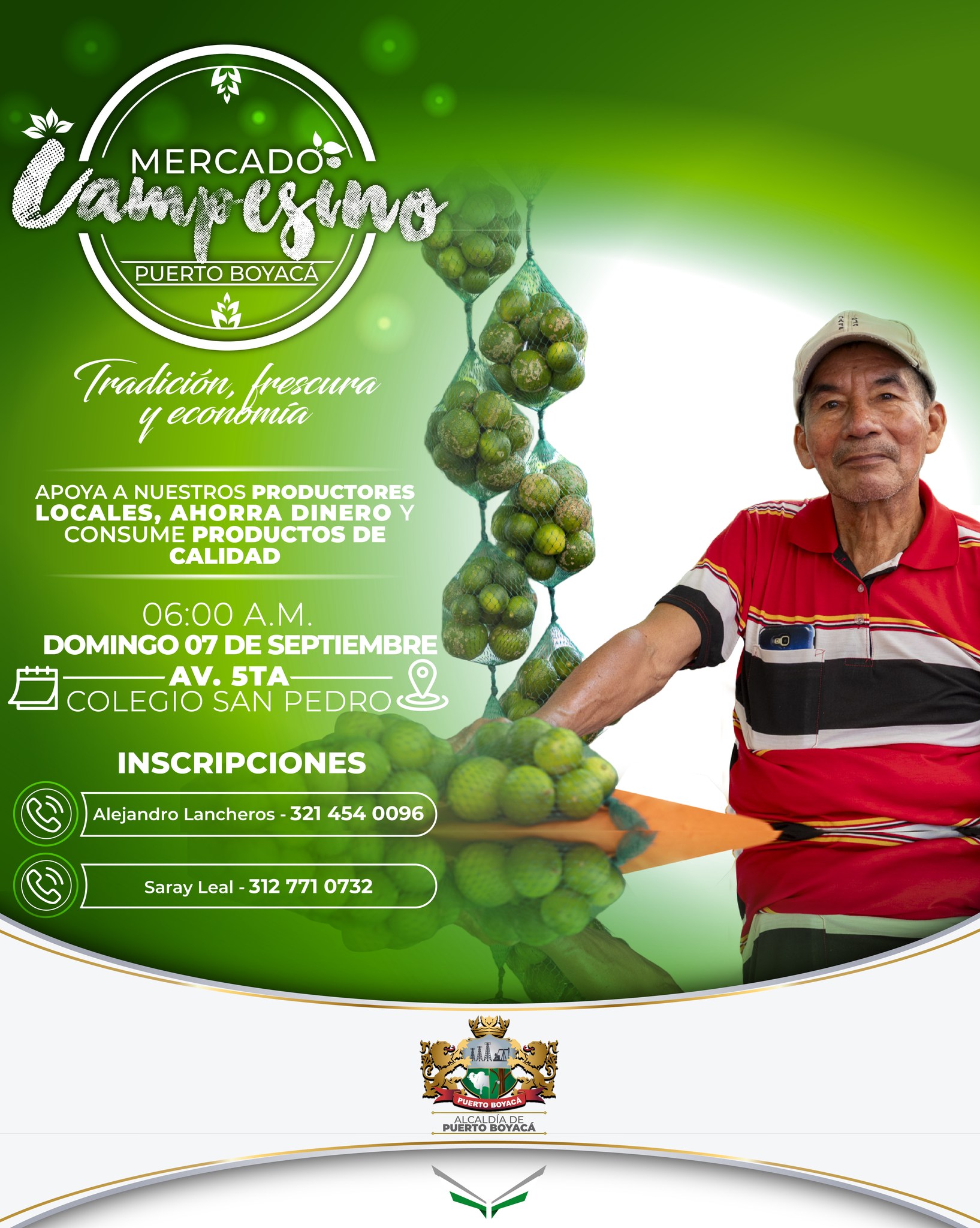 MERCADO CAMPESINO EN PUERTO BOYACÁ 07 DE SEPTIEMBRE