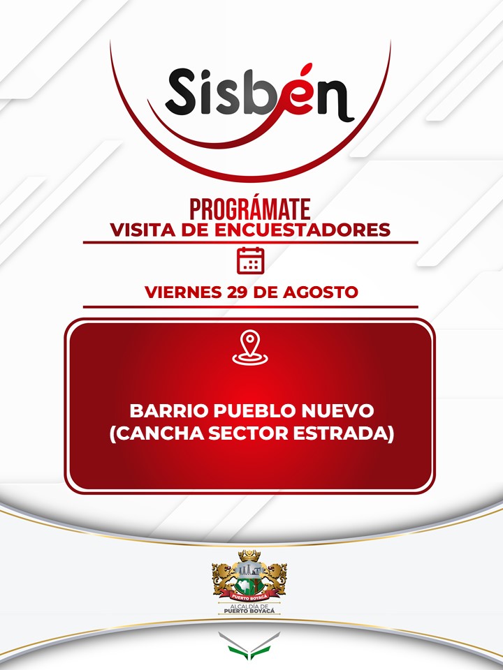 PROGRÁMATE VISITA DE ENCUESTADORES