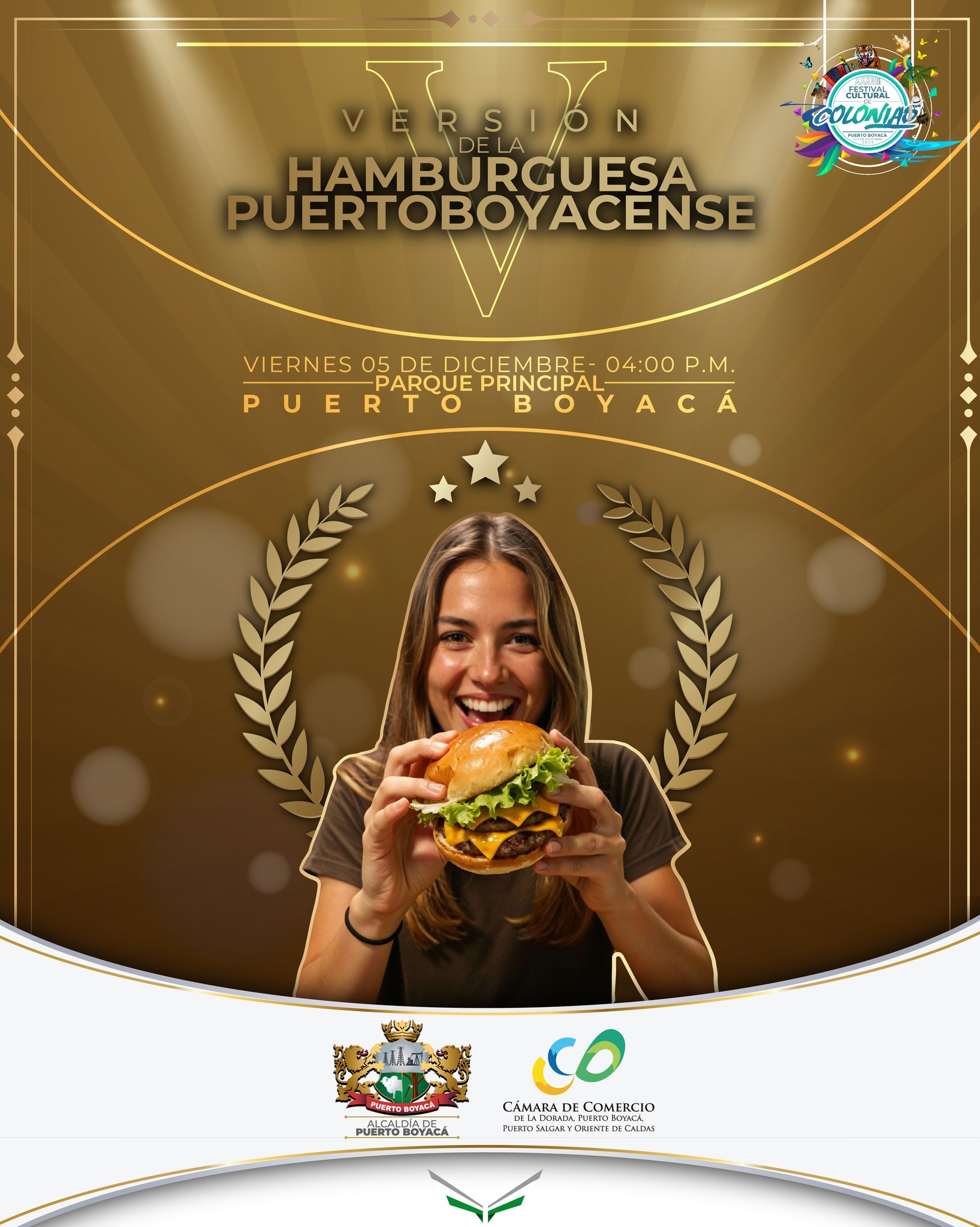 V VERSIÓN DE LA HAMBURGUESA PUERTOBOYACENSE