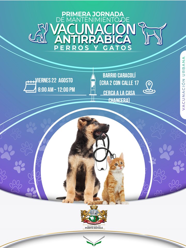 VACUNACIÓN ANTIRRÁBICA BARRIO CARACOLÍ